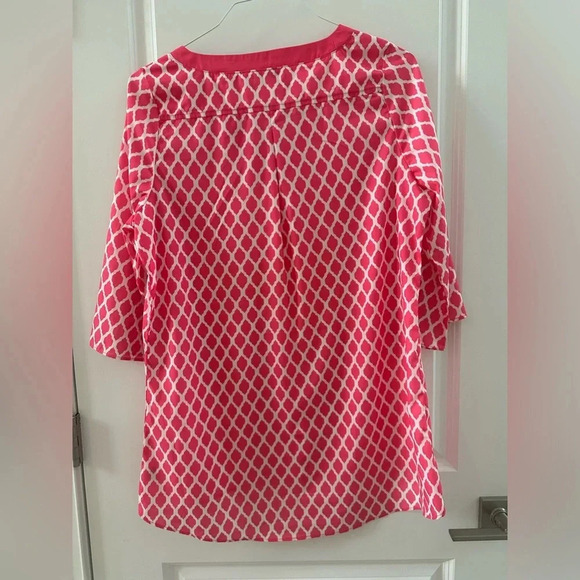 Retro Threads tunic size large coral white - Picture 4 of 5